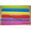 high quality promotion gift candy color custom silicone slap bracelet